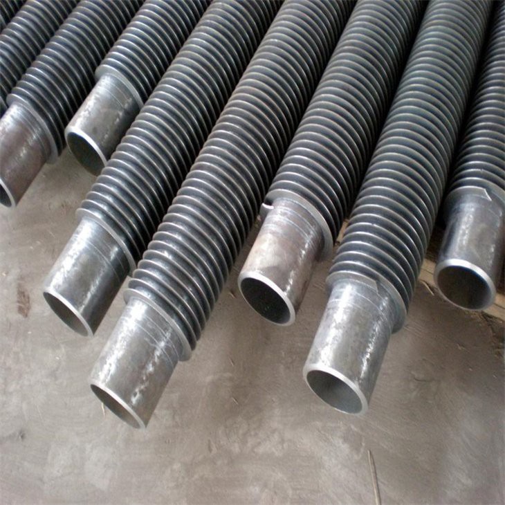 Espiral interna de tubo con aletas de acero Espiral interna de tubo con aletas de acero