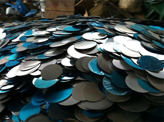 Placas Circulares De Aluminio Estampadas Para Fines De Identificación